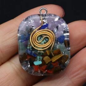 Meditation Seven Chakra Reiki Pendant - C