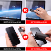 Mobile Phone Screen Cleaner 10ml Portable Rectangle Shape Microfiber Anti Dust Mobile Phone Screen Cleaner Spray Cleaner Wipe Bottle - light grey