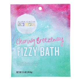 Aura Cacia - Fizz Bath Clear Breezwy - Case Of 6-2.5 Oz - Default