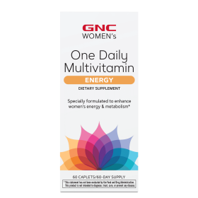 GNC Women's Energy One Daily Multivitamin, 60 Tablets, Vitamin Support for Active Women - GNC