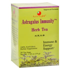 Health King Astragalus Immunity Herb Tea - 20 Tea Bags - Default