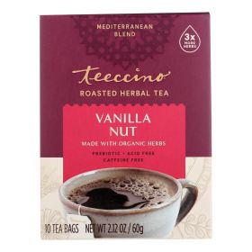 Teeccino Herbal Coffee Vanilla Nut - 10 Tea Bags - Case Of 6 - Default