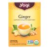 Yogi Organic Herbal Tea Caffeine Free Ginger - 16 Tea Bags - Case Of 6 - Default