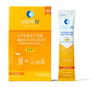 Liquid I.V. Hydration Multiplier+ Immune Support Electrolyte Powder Packet Drink Mix;  Tangerine;  6 Ct - Hydration