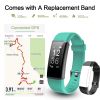 ID130PLUS HR bracelet-green+black; fitness tracker; with blood pressure; heart rate; sleep health mo - default