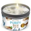 Magnificent 101 Purify 6oz Natural Soy Aromatherapy Clarity Intention Candle with Sage, Palo Santo, and Sandalwood - Magnificent 101