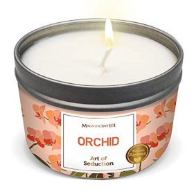 Magnificent 101 Orchid 6oz Natural Soy Aromatherapy Intention Candle - Magnificent 101