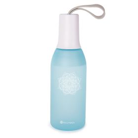 BiggYoga Karma Plastic Water Bottle - Light blue