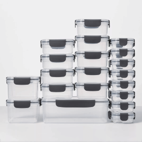 40pc Plastic Food Storage Set - 40pc