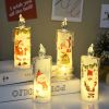 Christmas Flameless Candles for Home Decoration Christmas Gift - style 2 - S