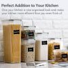 Food Storage Containers Set, Kitchen Pantry Organization and Storage with Easy Lock Lids, 8 Pieces - 8