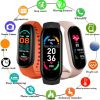 M7 Smart Watch Bluetooth Step Counting Sports Smart Bracelet Fitness Tracker Heart Rate Blood Pressure Sleep Monitor Smartwatch - Yellow - Italy