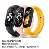 M7 Smart Watch Bluetooth Step Counting Sports Smart Bracelet Fitness Tracker Heart Rate Blood Pressure Sleep Monitor Smartwatch - Yellow - CN