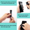 Mobile Phone Screen Cleaner 10ml Portable Rectangle Shape Microfiber Anti Dust Mobile Phone Screen Cleaner Spray Cleaner Wipe Bottle - light grey