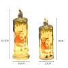 Christmas Flameless Candles for Home Decoration Christmas Gift - style 2 - S