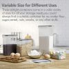 Food Storage Containers Set, Kitchen Pantry Organization and Storage with Easy Lock Lids, 8 Pieces - 8