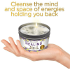 Magnificent 101 Healing 6oz Natural Soy Aromatherapy Wholeness Intention Candle with Sage, Palo Santo, and Lavender - Magnificent 101